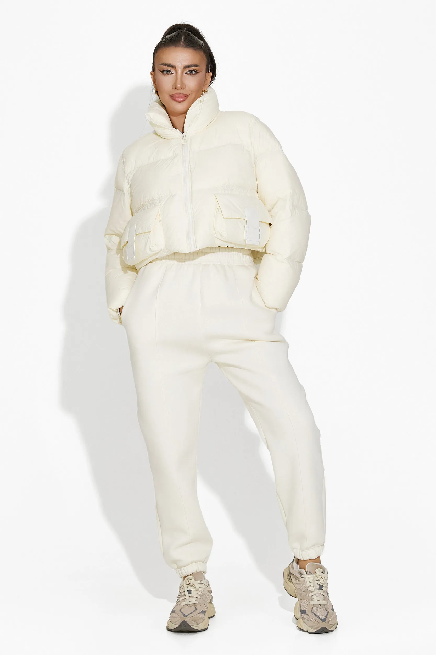 Geaca dama casual bej Zeyla Bogas sold by bogas product image thumbnail 3