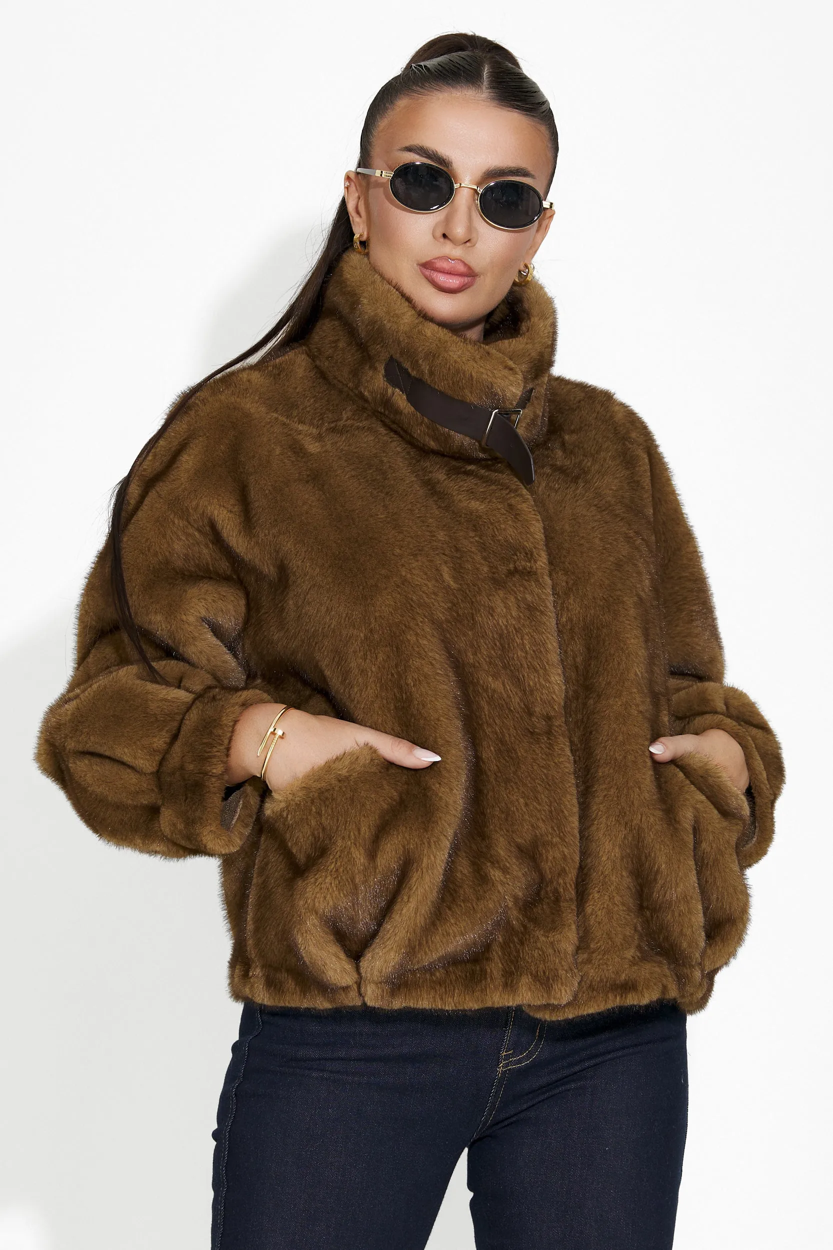 Haina de blana maro Celina Bogas sold by bogas