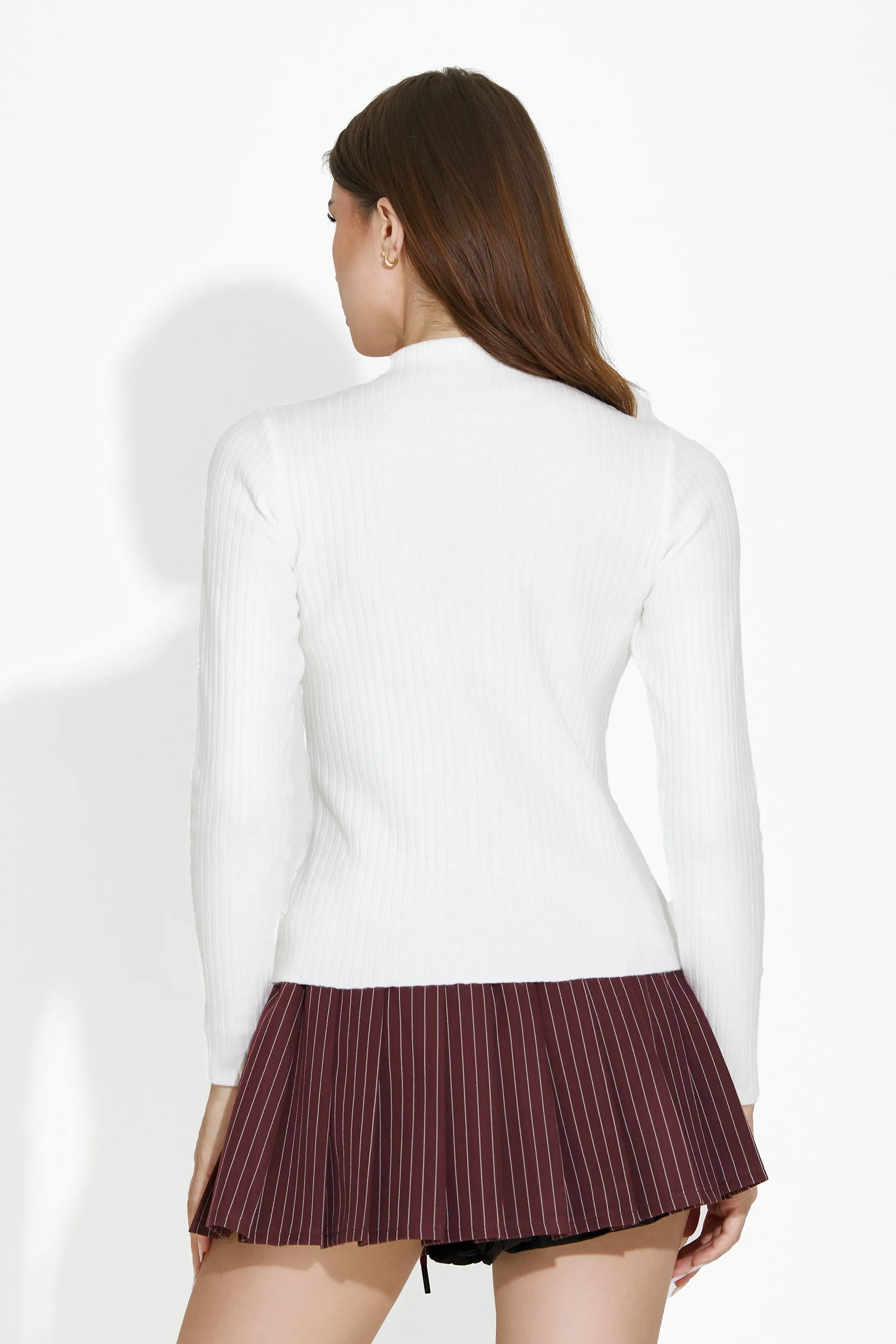 Bluza dama casual alba Glena Bogas sold by bogas product image thumbnail 3