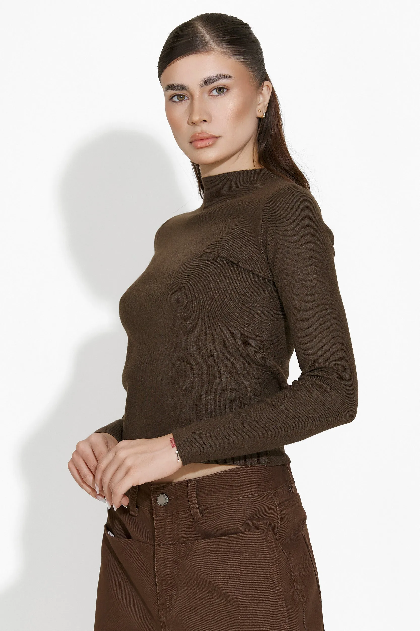 Bluza dama casual maro Viviana Bogas sold by bogas product image thumbnail 4