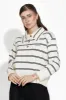 Pulover dama casual alb Oivia Bogas sold by bogas