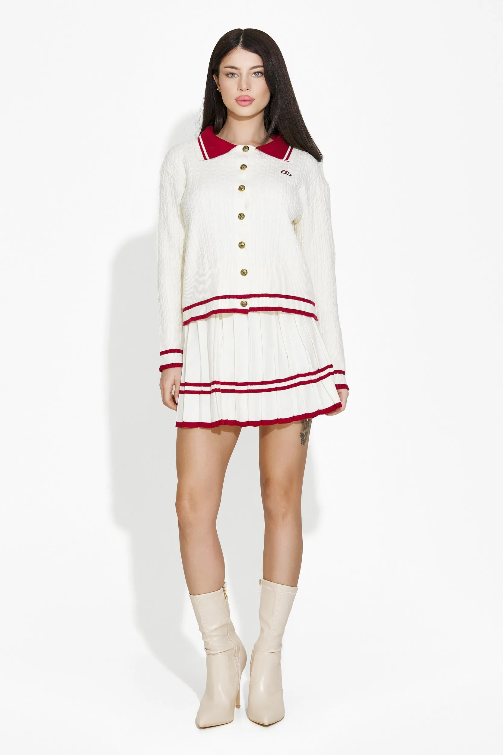 Compleu cu fusta casual alb Holy Bogas sold by bogas product image thumbnail 3