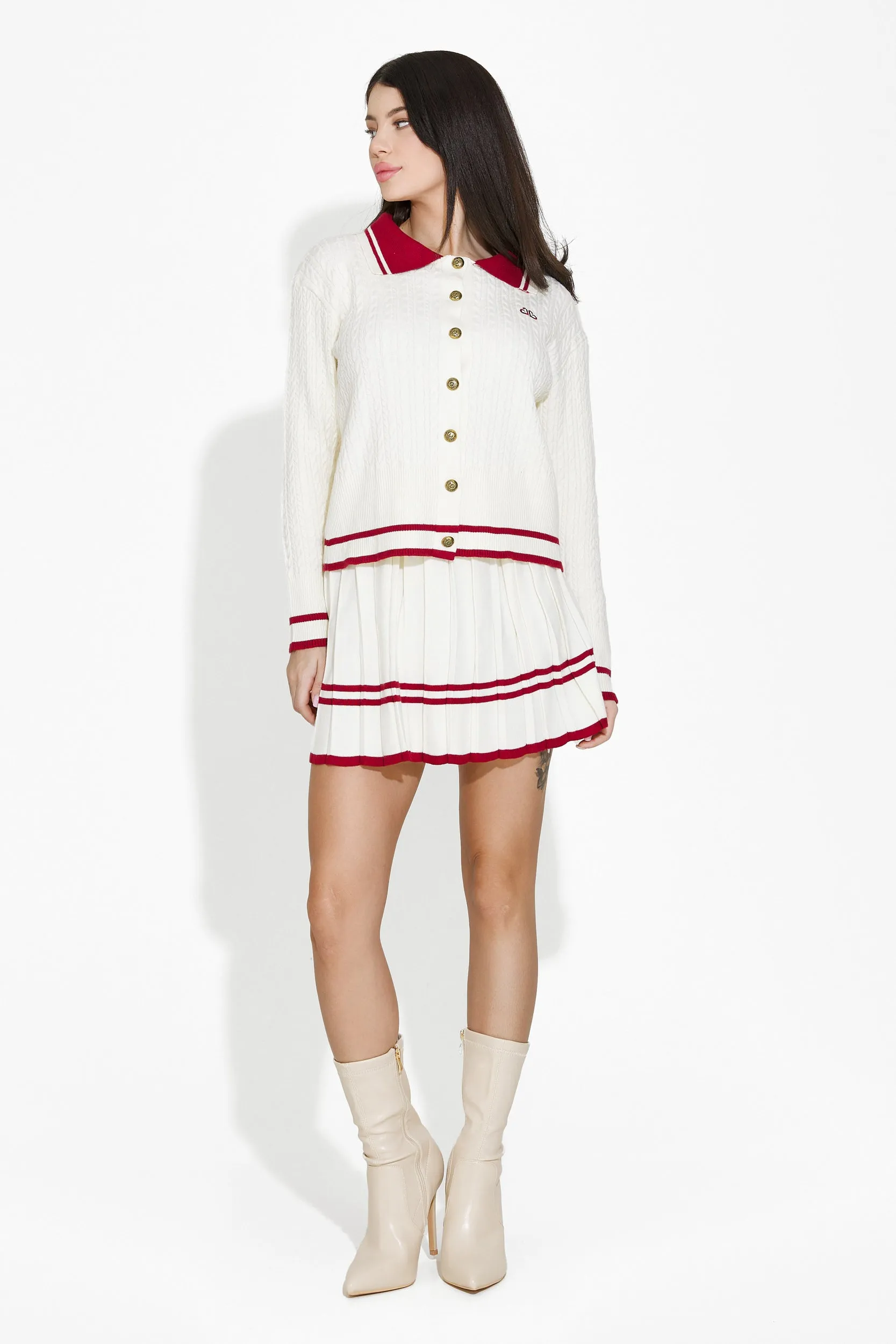 Compleu cu fusta casual alb Holy Bogas sold by bogas product image thumbnail 4