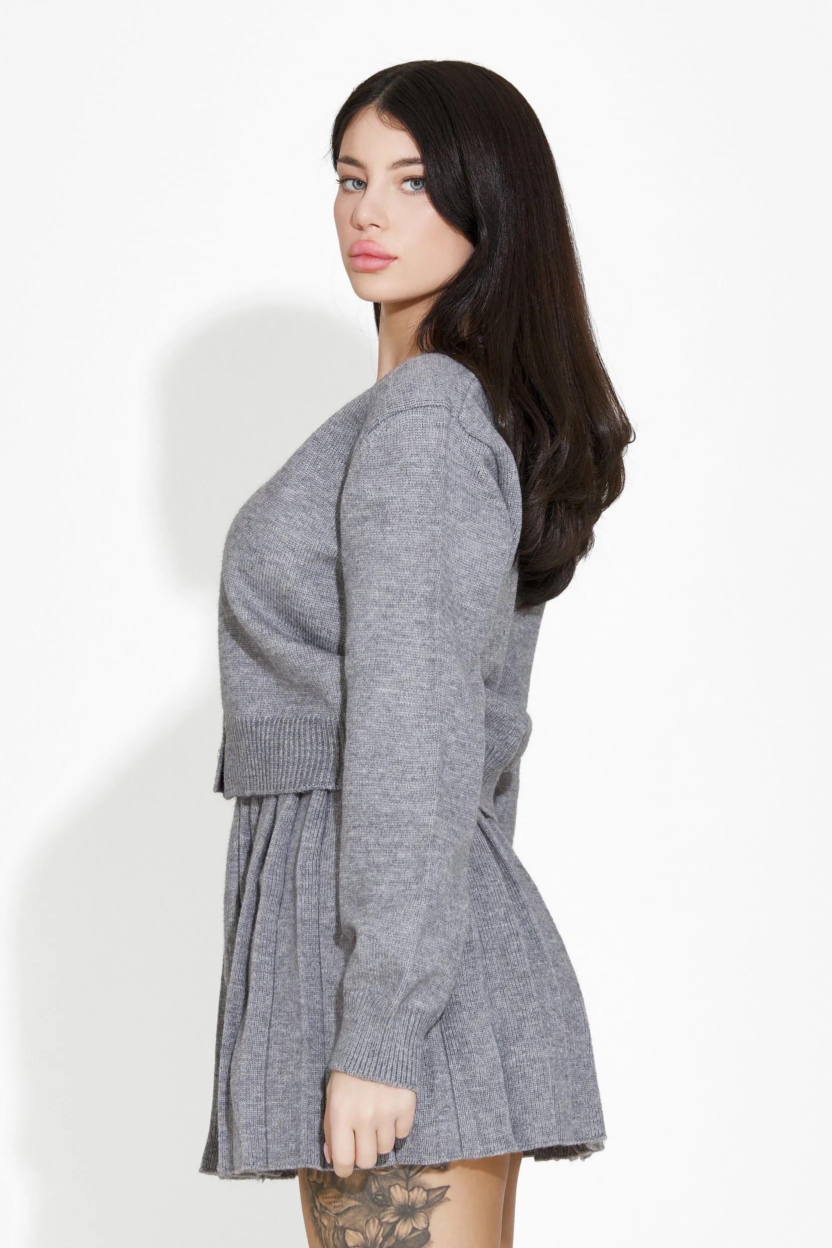 Compleu cu fusta gri Zenica Bogas sold by bogas product image thumbnail 5