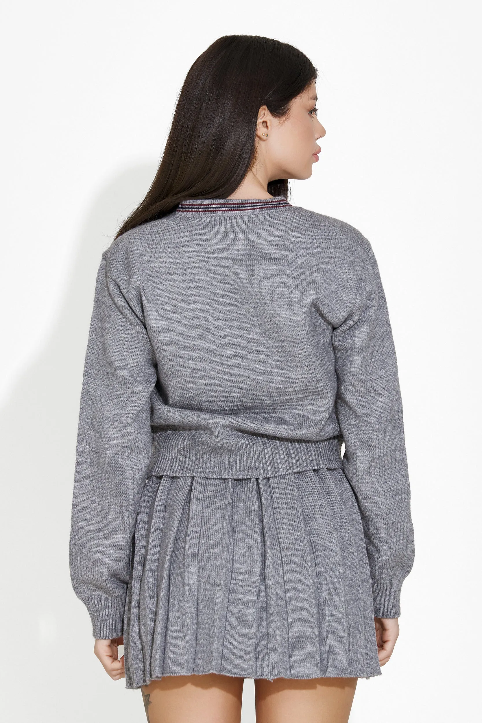 Compleu cu fusta gri Zenica Bogas sold by bogas product image thumbnail 2