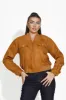 Geaca dama casual maro Adavna Bogas sold by bogas