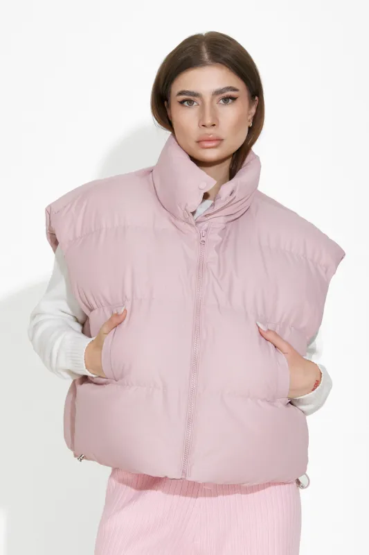 Vesta dama casual roz Idanira Bogas sold by bogas