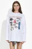 Bluza dama casual alba Eryn Bogas sold by bogas