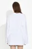 Bluza dama casual alba Eryn Bogas sold by bogas