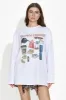 Bluza dama casual alba Eryn Bogas sold by bogas