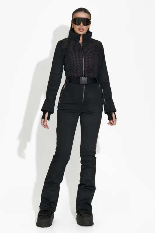 Salopeta ski casual neagra Maisha Bogas sold by bogas