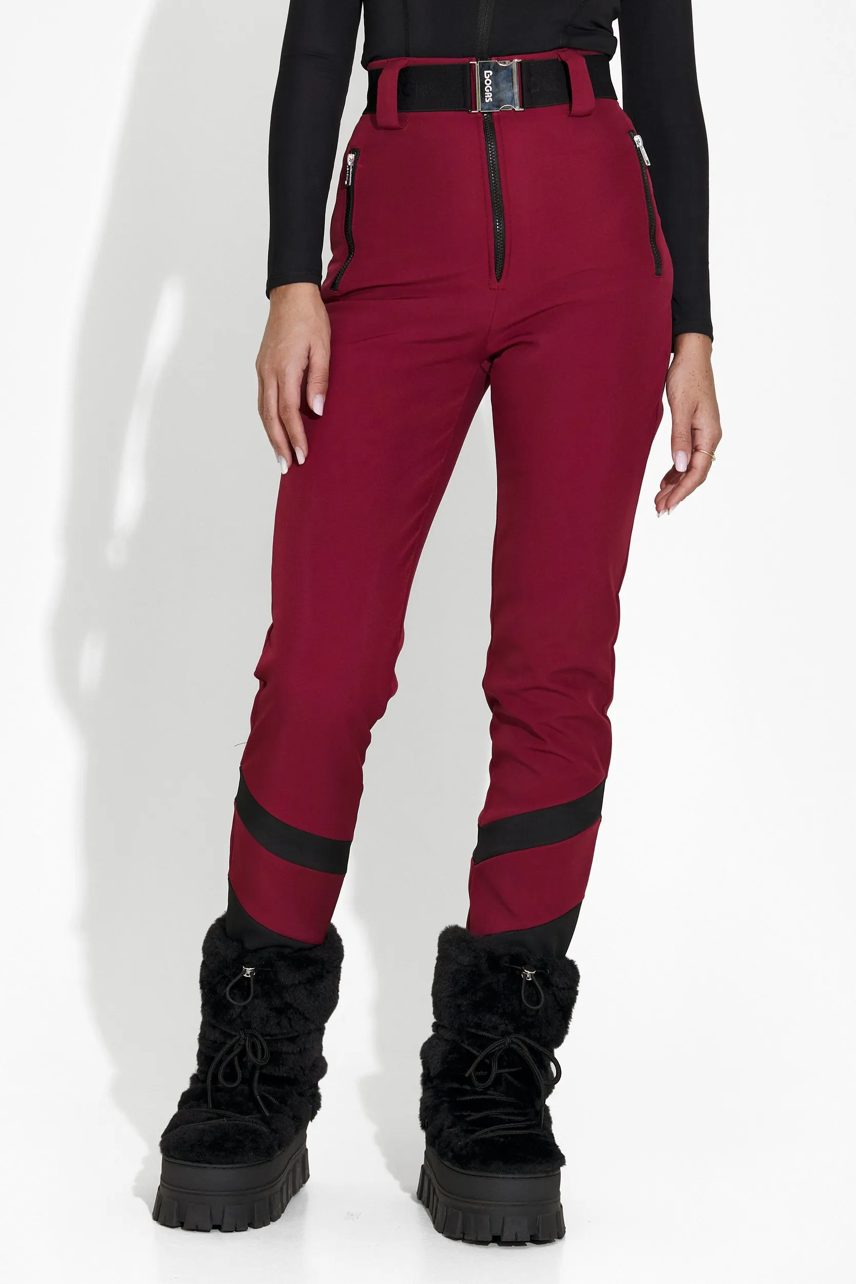 Pantaloni ski dama burgundy Lorya Bogas sold by bogas