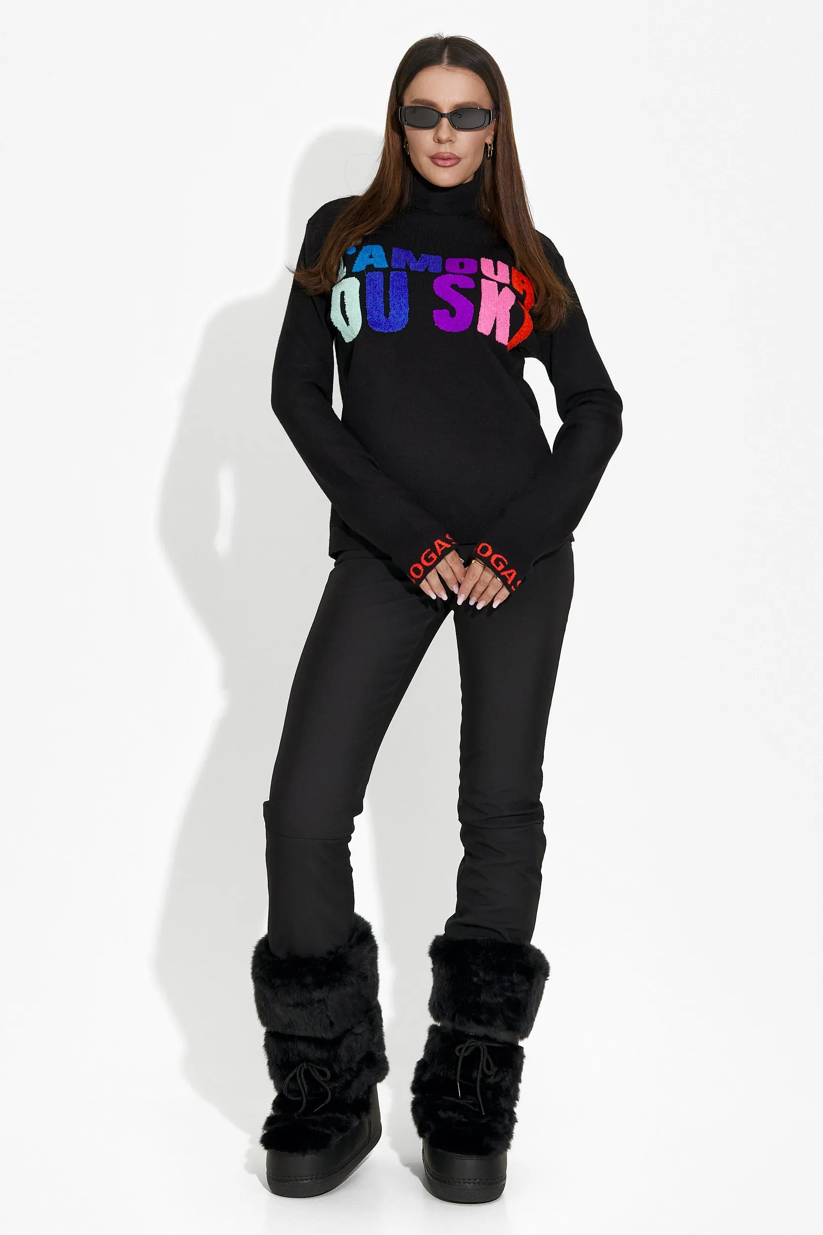 Pulover ski dama negru Anadva Bogas sold by bogas product image thumbnail 3