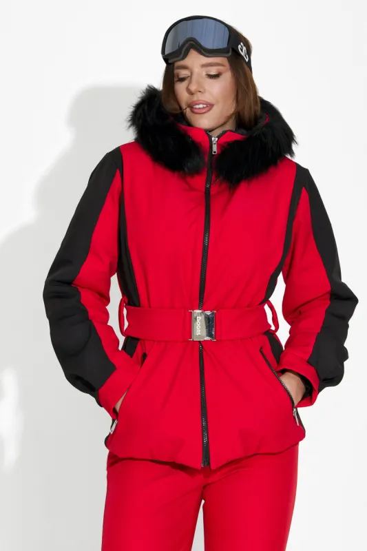 Geaca ski dama rosie Atniuq Bogas sold by bogas