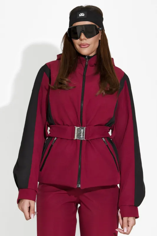 Geaca ski dama burgundy Quinta Bogas sold by bogas