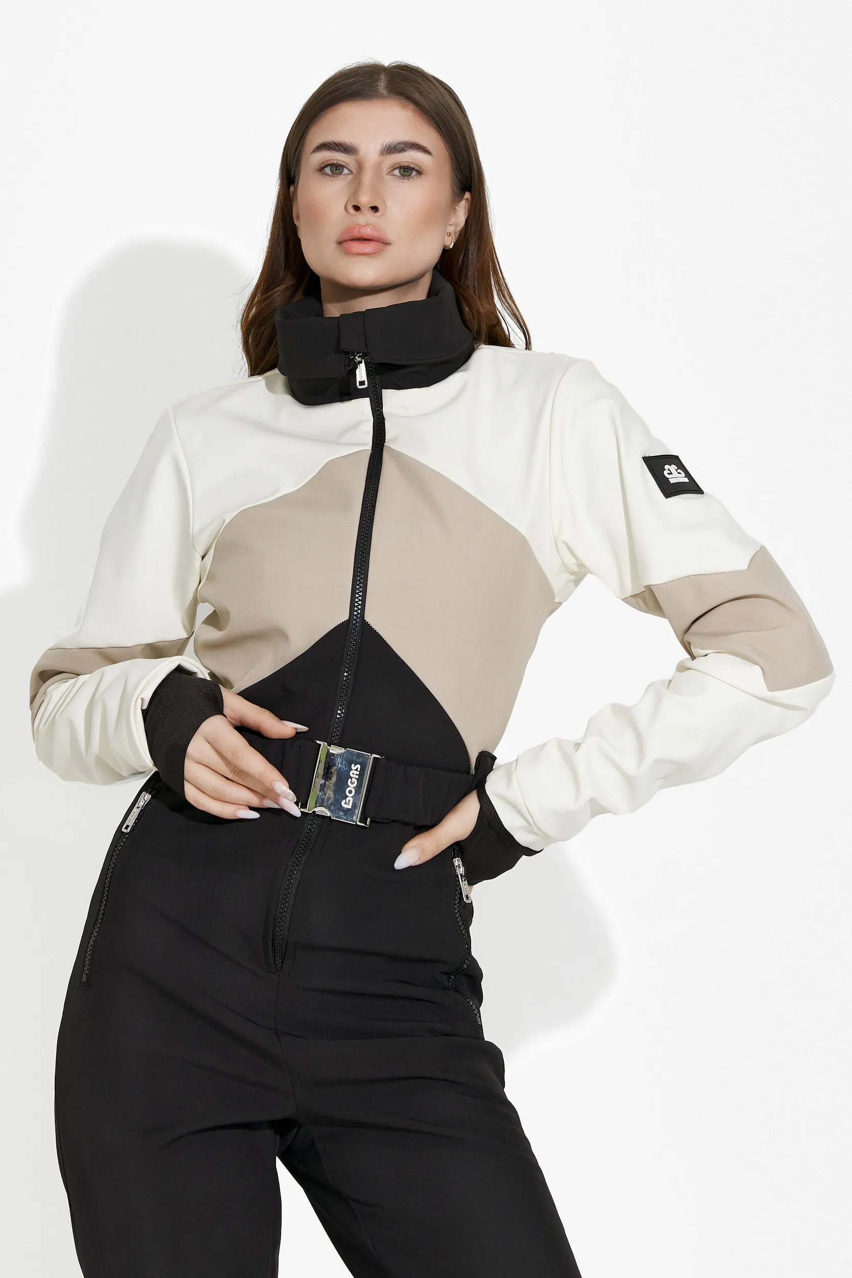 Salopeta ski casual bej negru Radika Bogas sold by bogas product image thumbnail 2