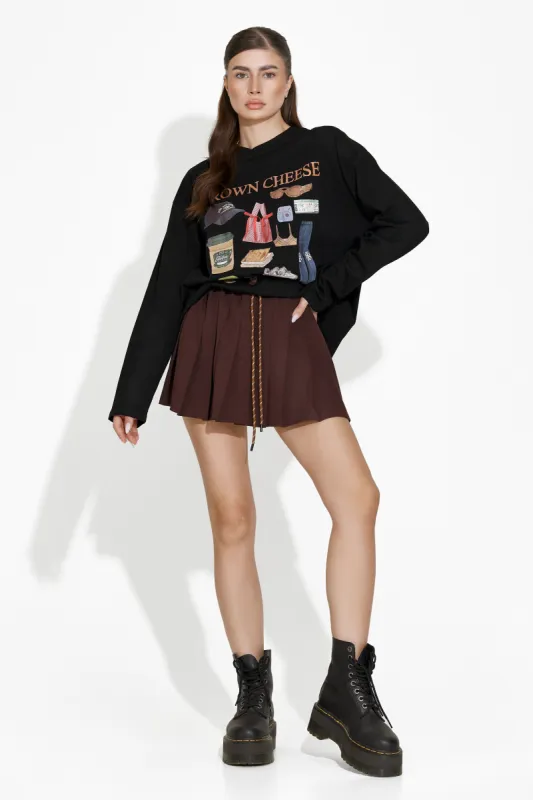 Fusta dama eleganta burgundy Martensa Bogas sold by bogas