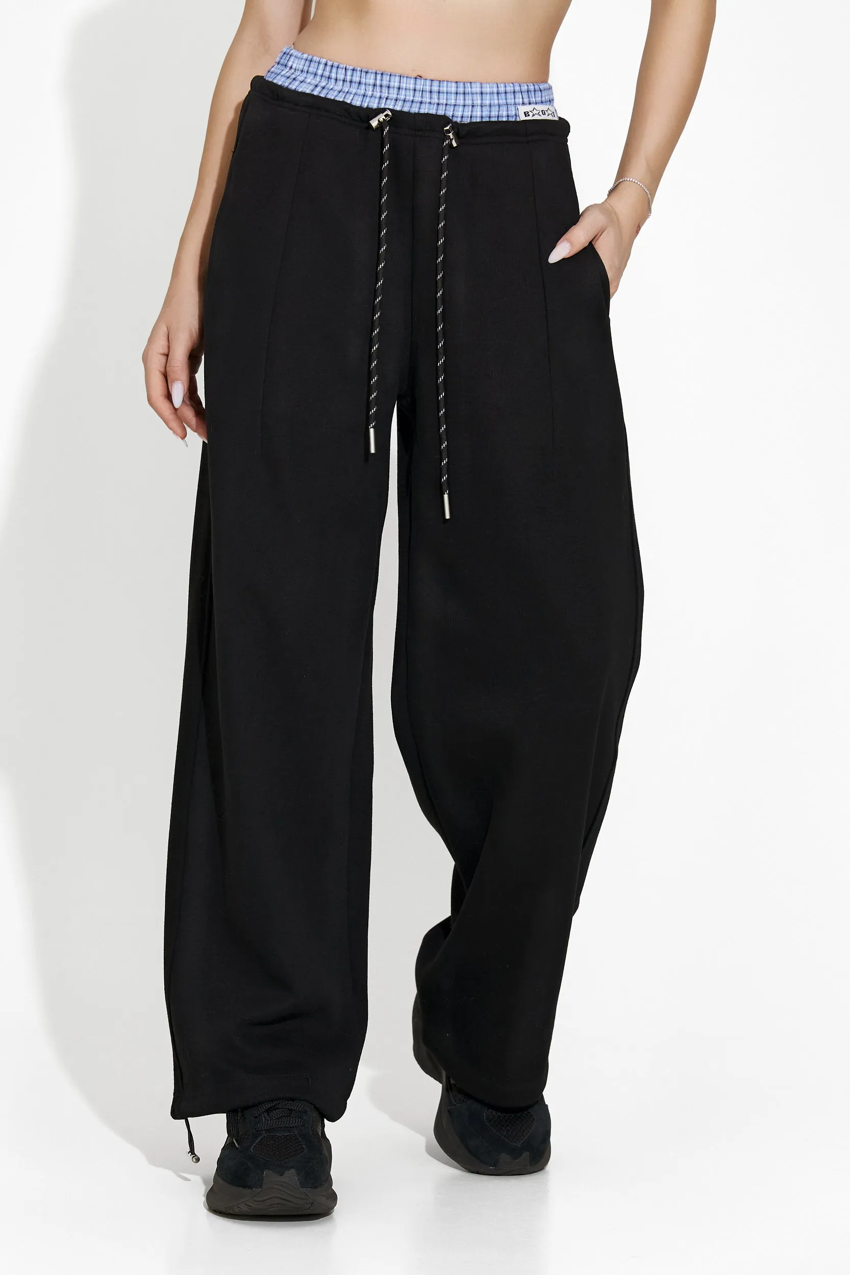 Pantaloni dama casual negri Elease Bogas sold by bogas product image thumbnail 3