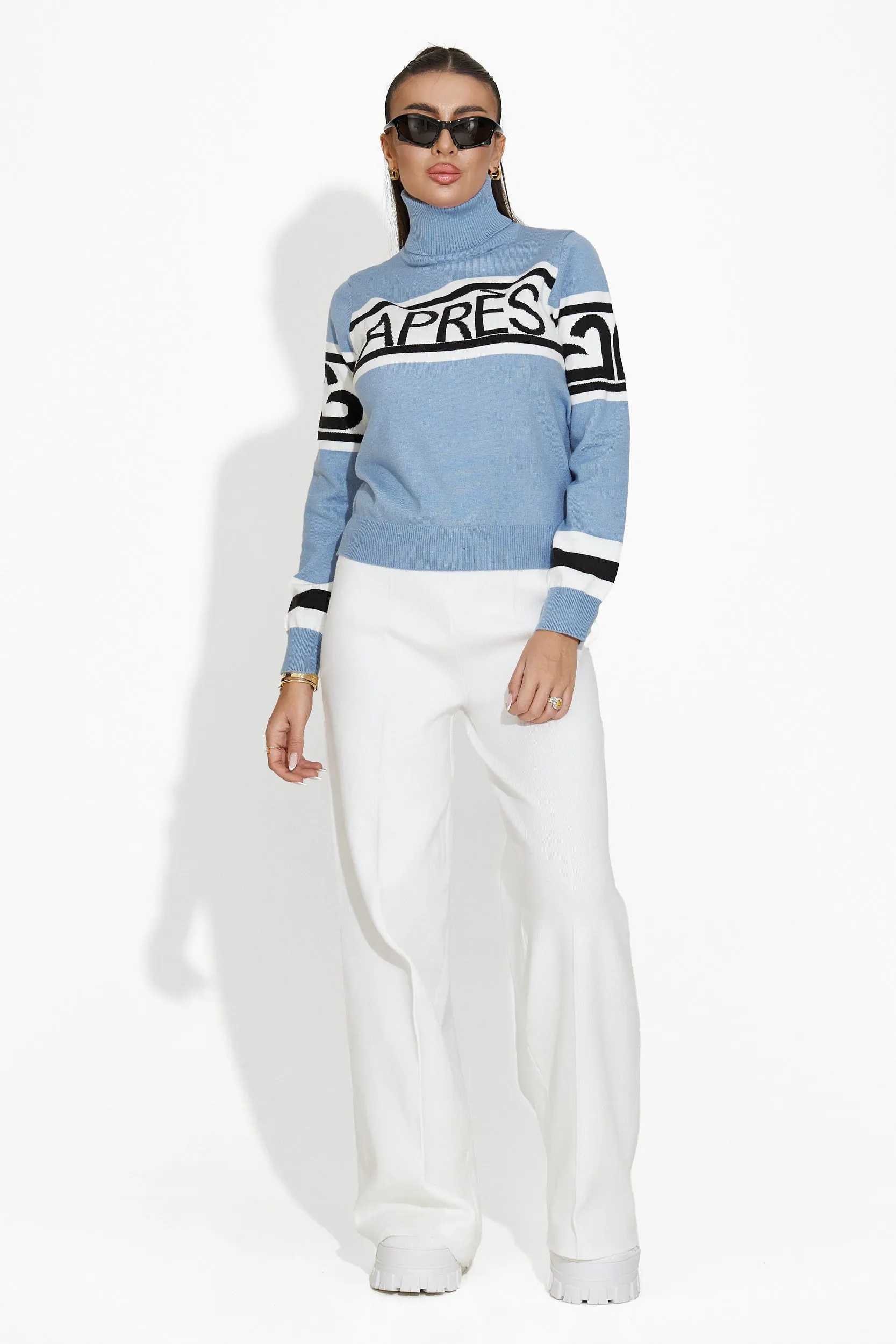 Pulover dama casual bleu Erika Bogas sold by bogas product image thumbnail 3