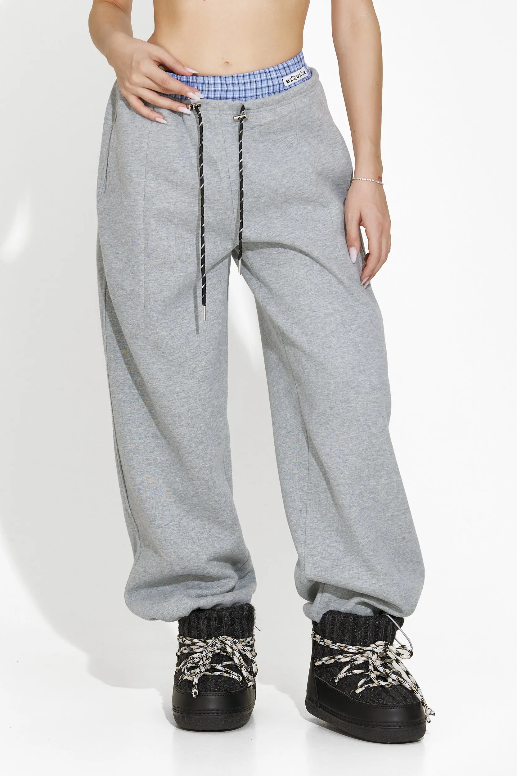 Pantaloni dama casual gri Elease Bogas sold by bogas