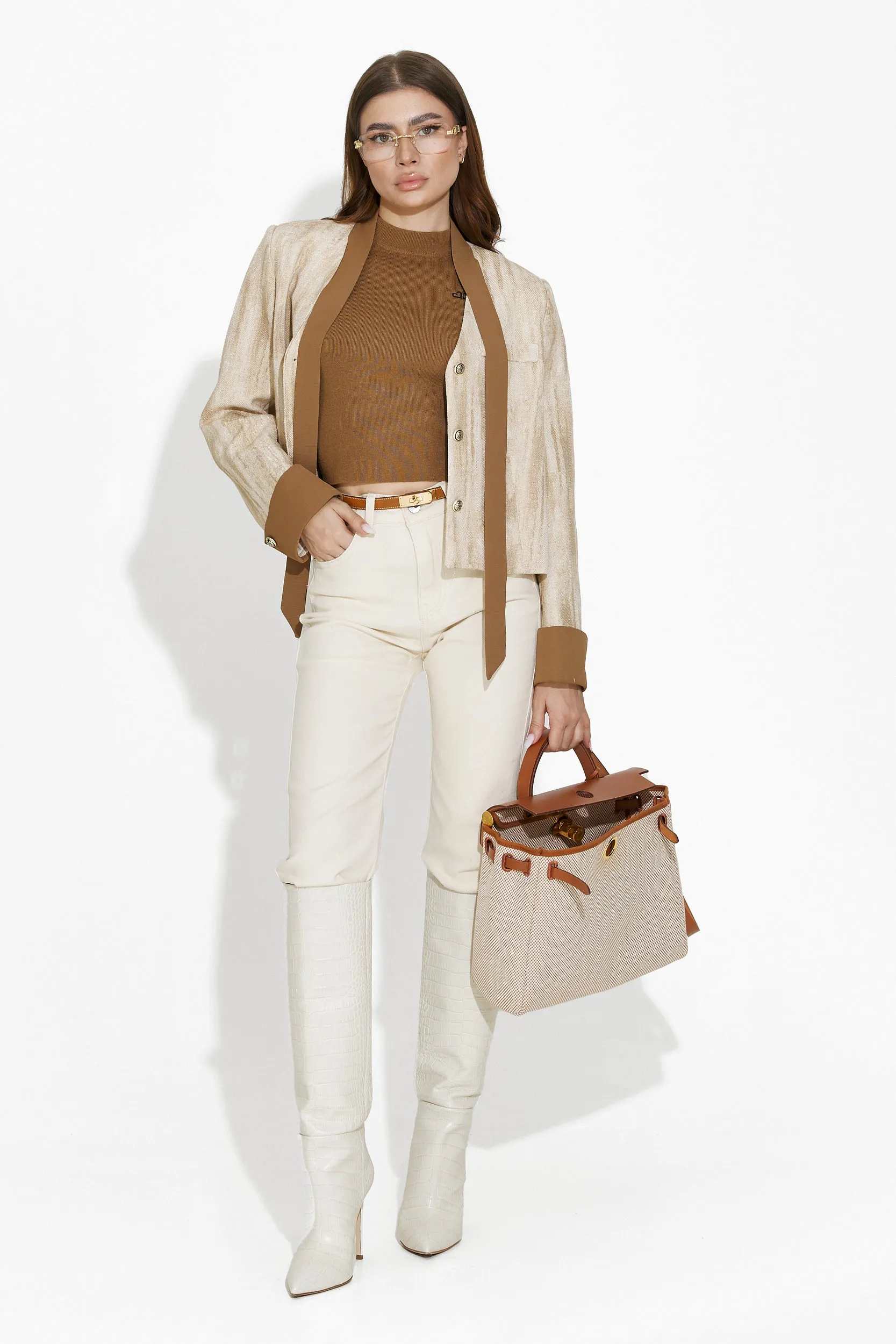 Sacou dama elegant maro Sudera Bogas sold by bogas product image thumbnail 5