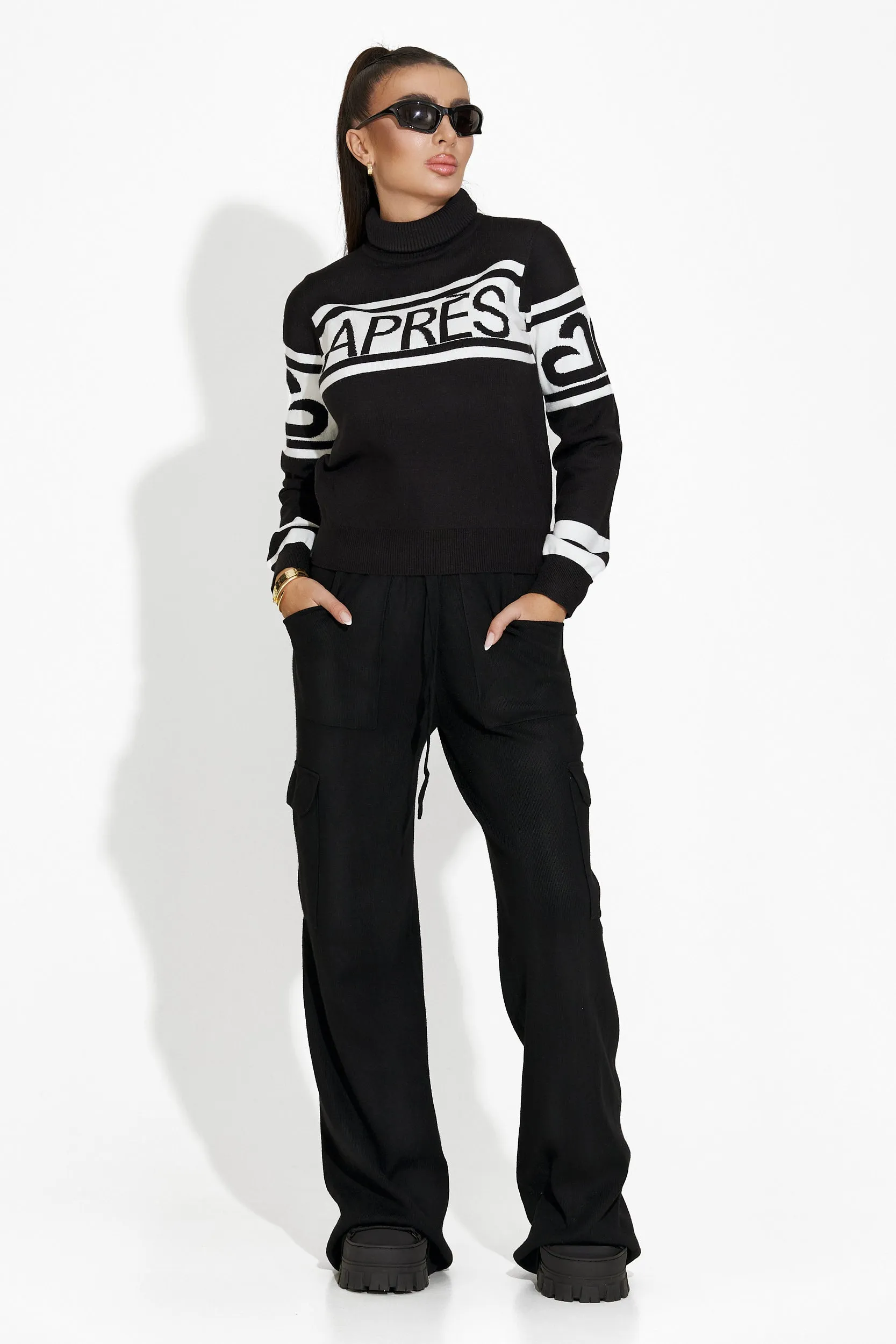 Pantaloni dama casual negri Asdena Bogas sold by bogas