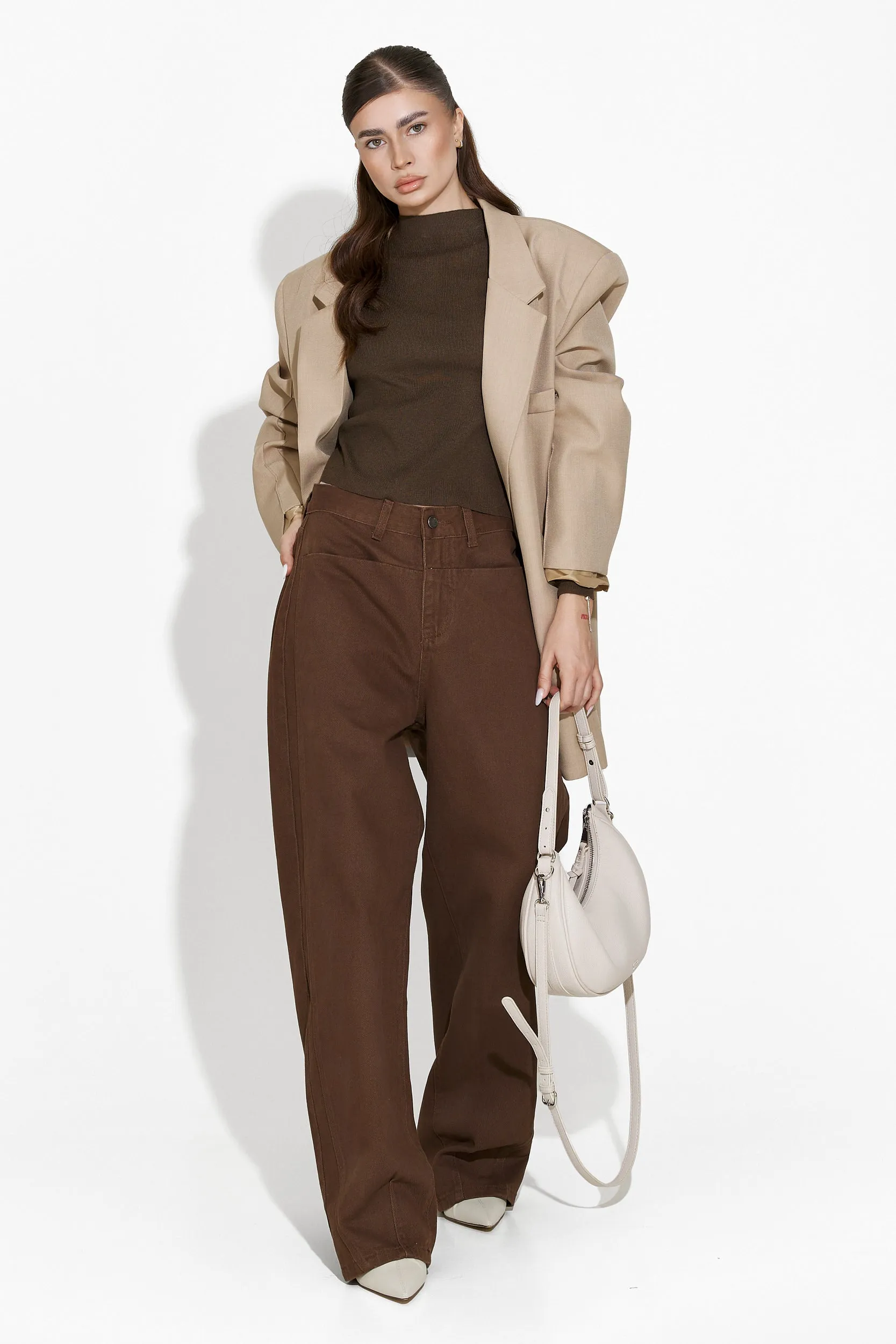 Blugi dama casual maro Jacklyn Bogas sold by bogas product image thumbnail 5