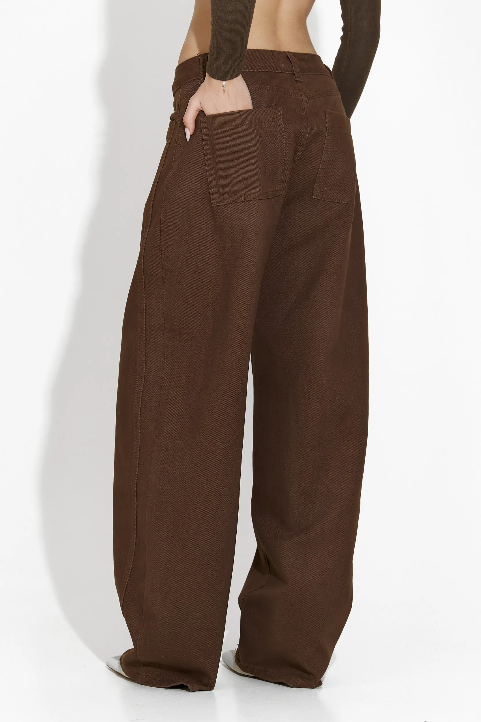 Blugi dama casual maro Jacklyn Bogas sold by bogas product image thumbnail 2