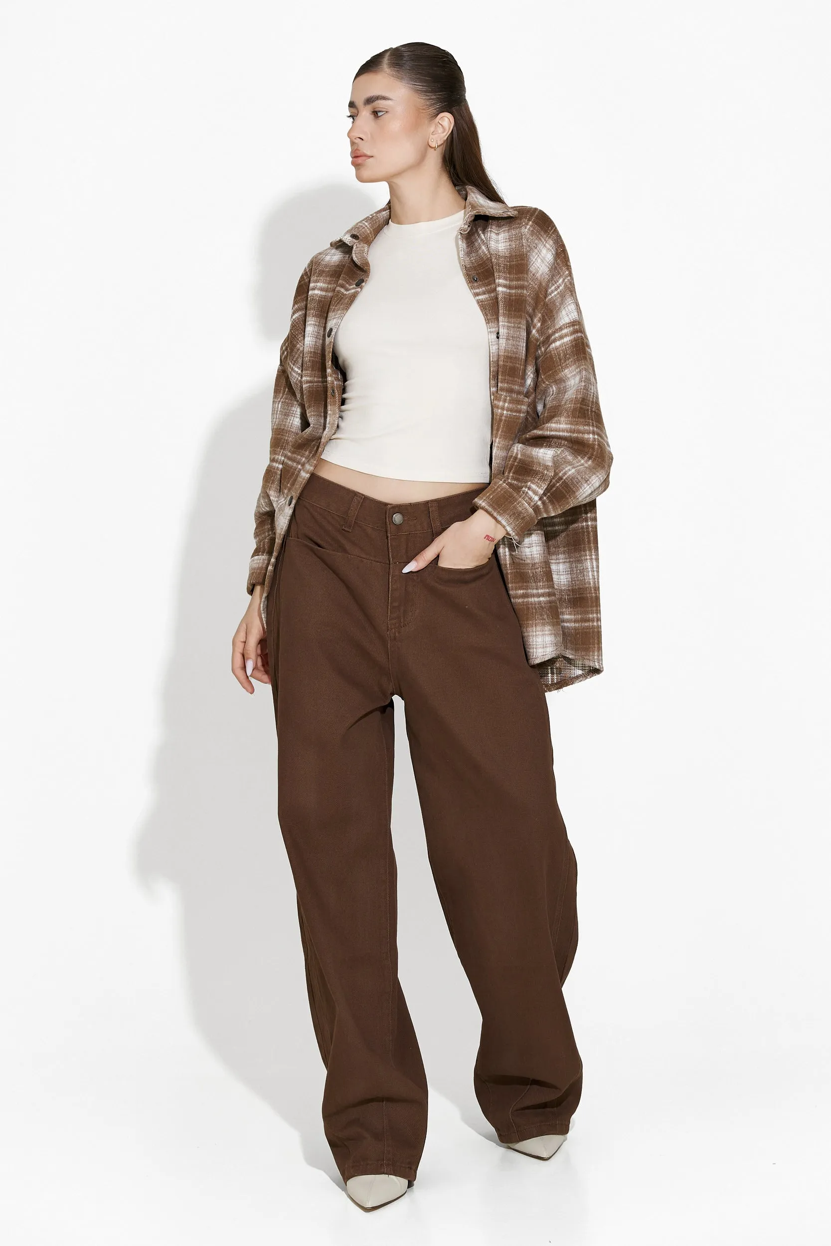 Blugi dama casual maro Jacklyn Bogas sold by bogas product image thumbnail 4