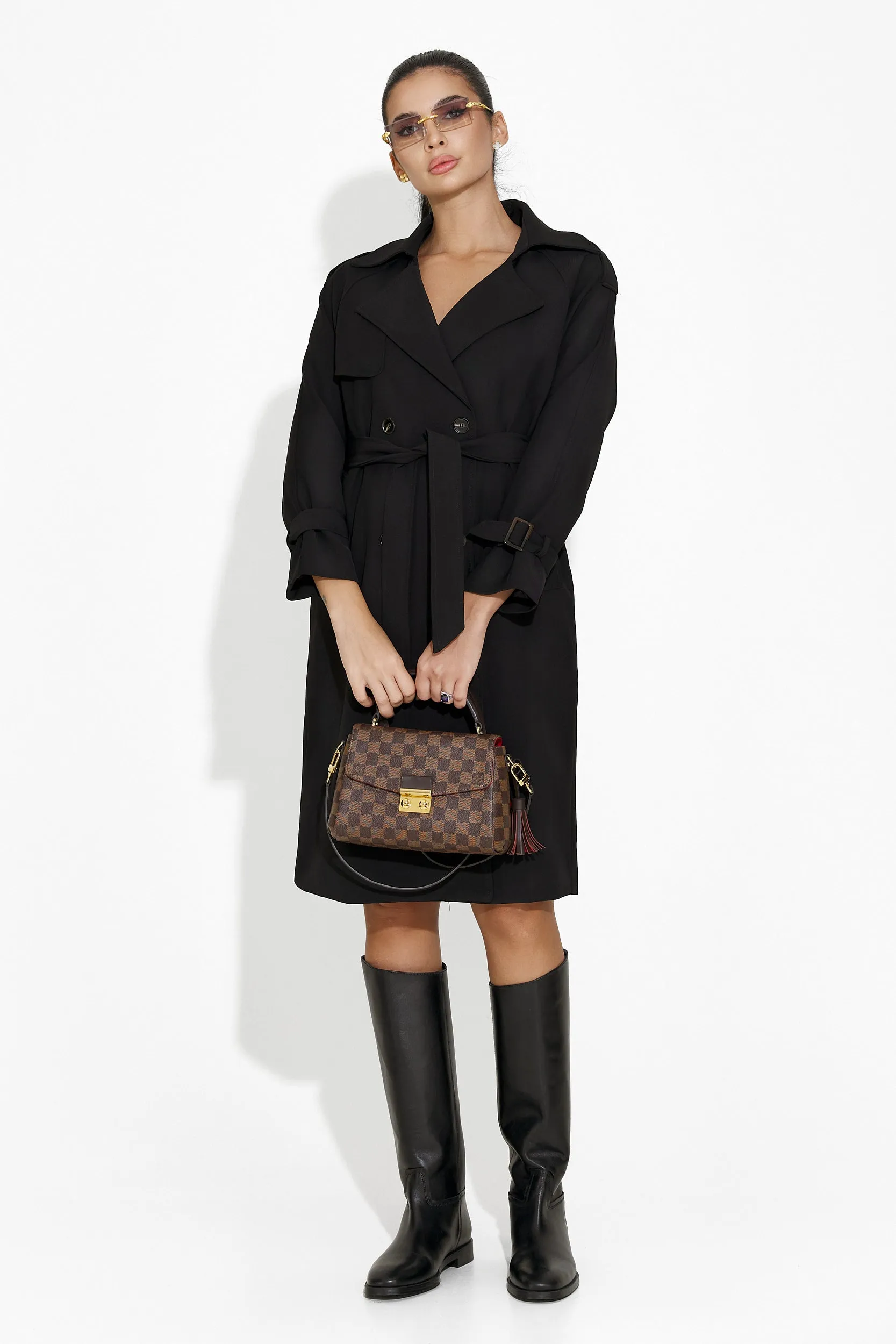 Palton dama elegant negru Coeman Bogas sold by bogas product image thumbnail 5