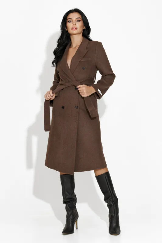 Palton dama elegant maro Ardela Bogas sold by bogas