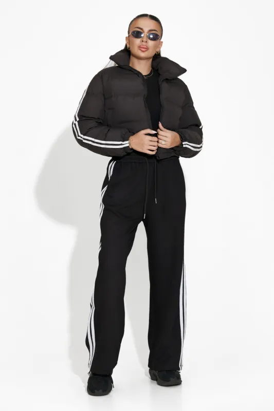 Pantaloni dama casual negri Isora Bogas sold by bogas