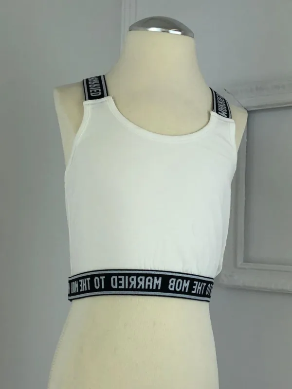 Bustiera Copii Bitta White Bogas sold by bogas