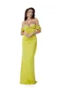 Rochie dama lunga lycra verde lime Yoali Bogas sold by bogas
