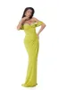 Rochie dama lunga lycra verde lime Yoali Bogas sold by bogas