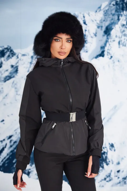 Geaca ski neagra Sompres Bogas sold by bogas