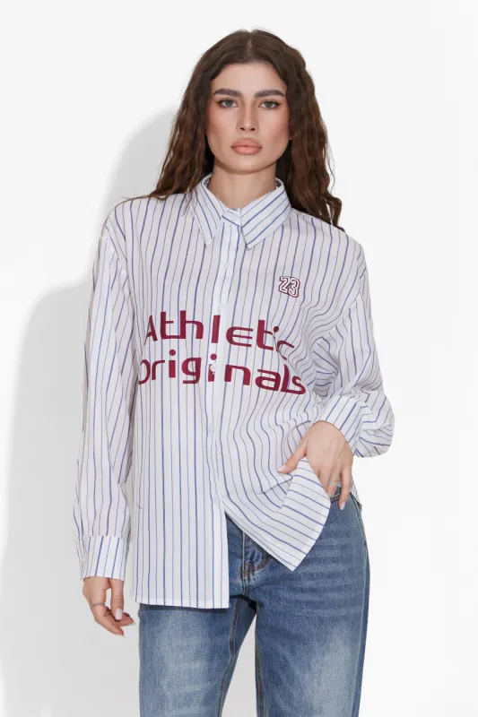 Camasa dama casual alba Jomary Bogas sold by bogas