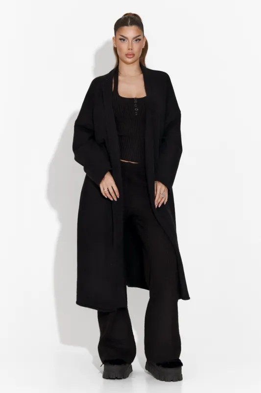 Compleu dama casual negru Tamia Bogas sold by bogas