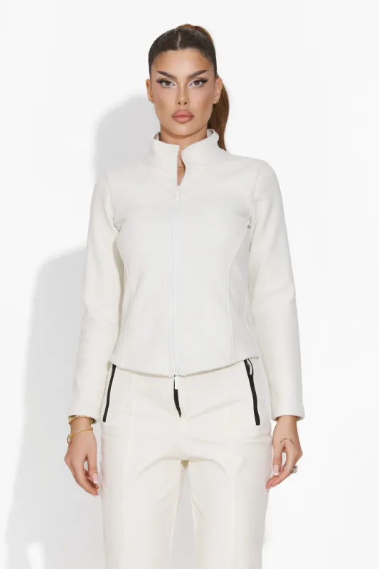 Bluza dama casual alba Petronila Bogas sold by bogas