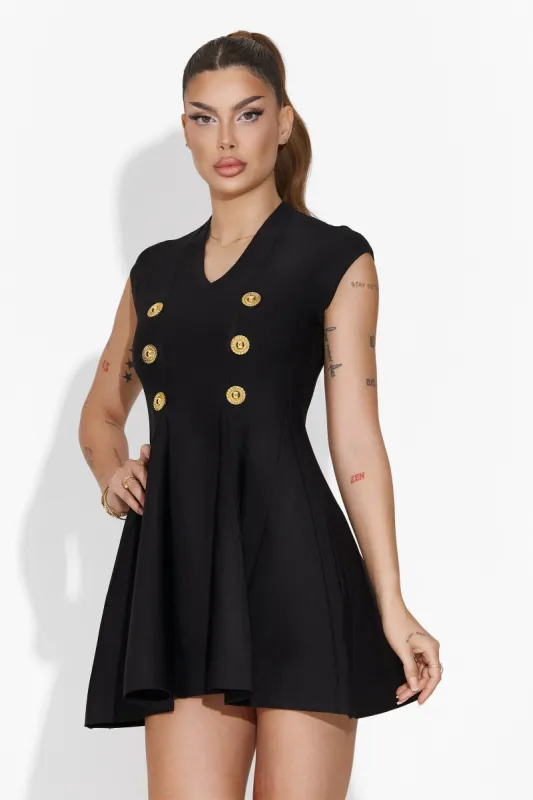 Rochie dama scurta neagra Liada Bogas sold by bogas