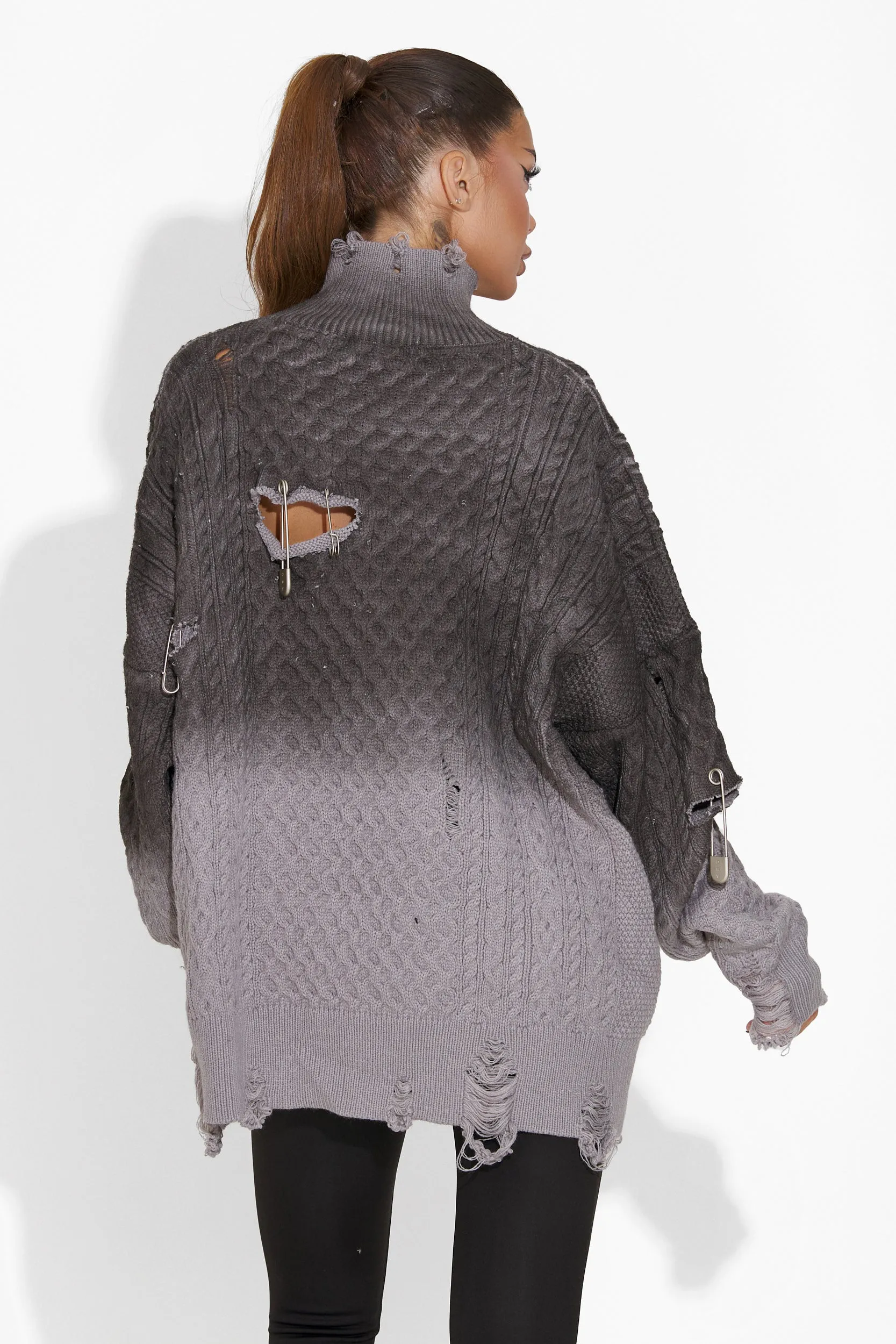 Pulover dama casual gri Deara Bogas sold by bogas product image thumbnail 2