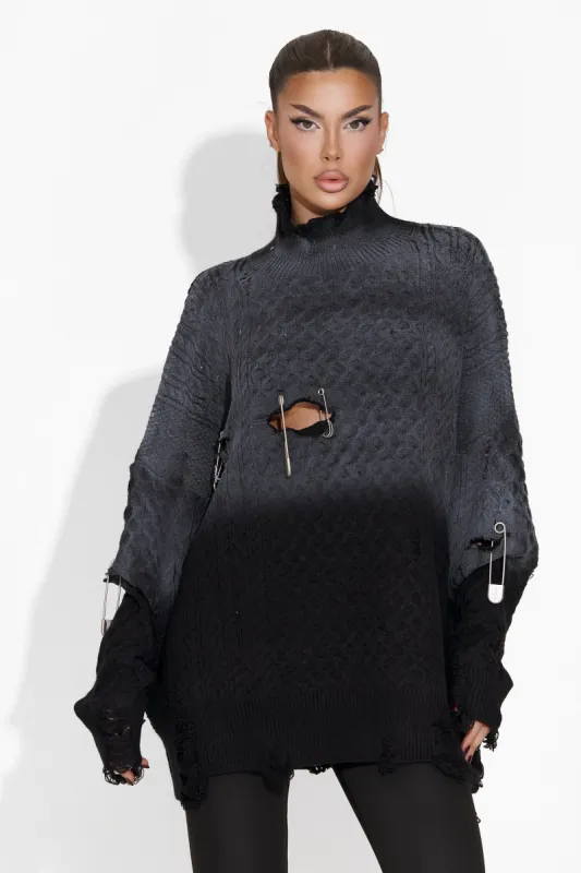 Pulover dama casual negru Deara Bogas sold by bogas