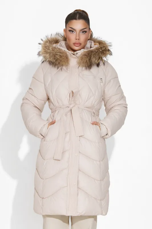 Geaca dama casual crem Kiersten Bogas sold by bogas