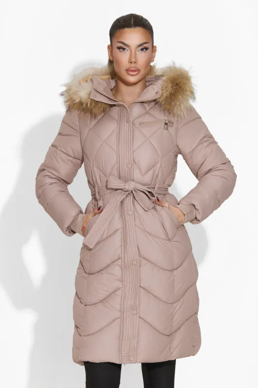 Geaca dama casual bej Kiersten Bogas sold by bogas