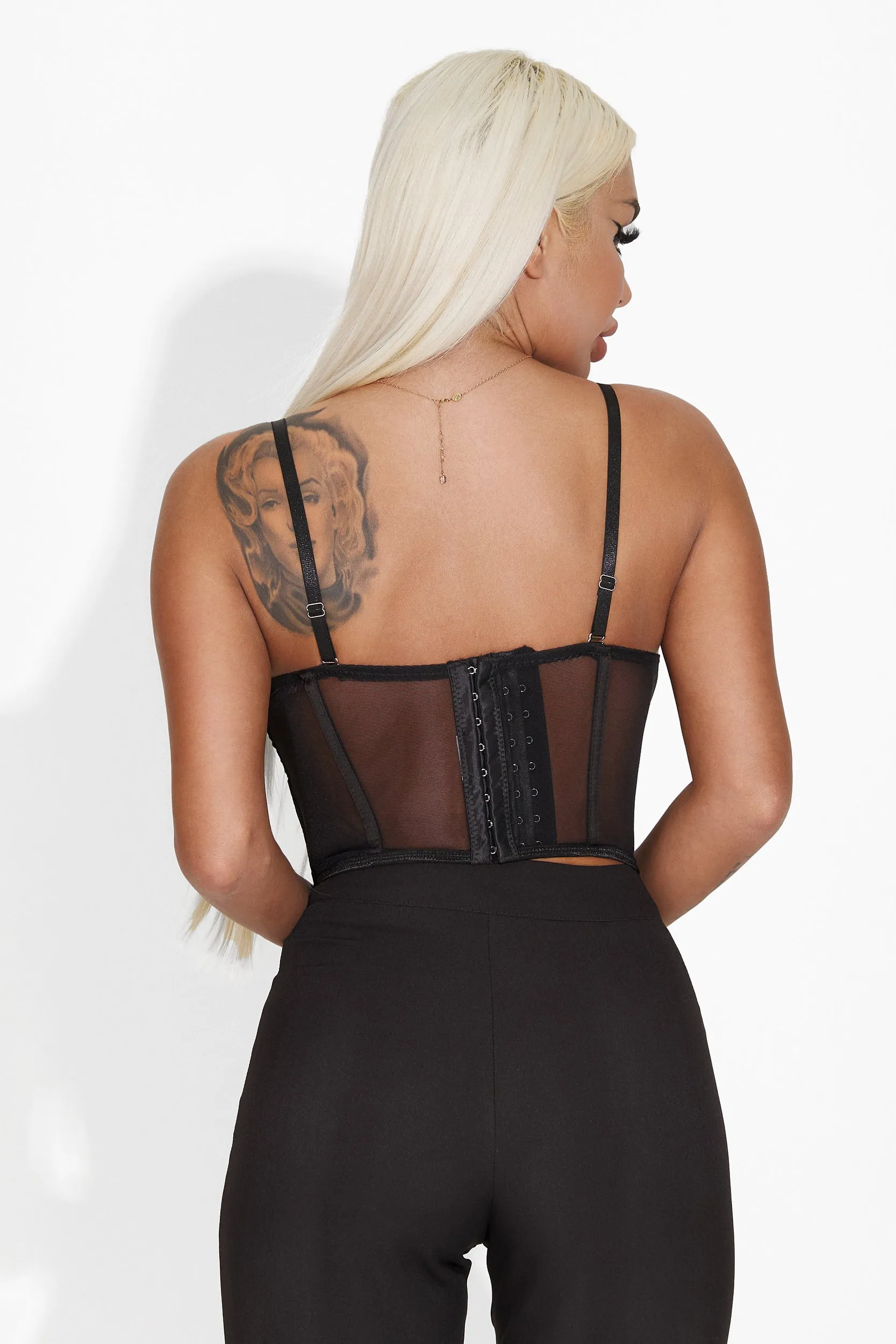 Corset dama elegant negru Laiza Bogas sold by bogas product image thumbnail 4