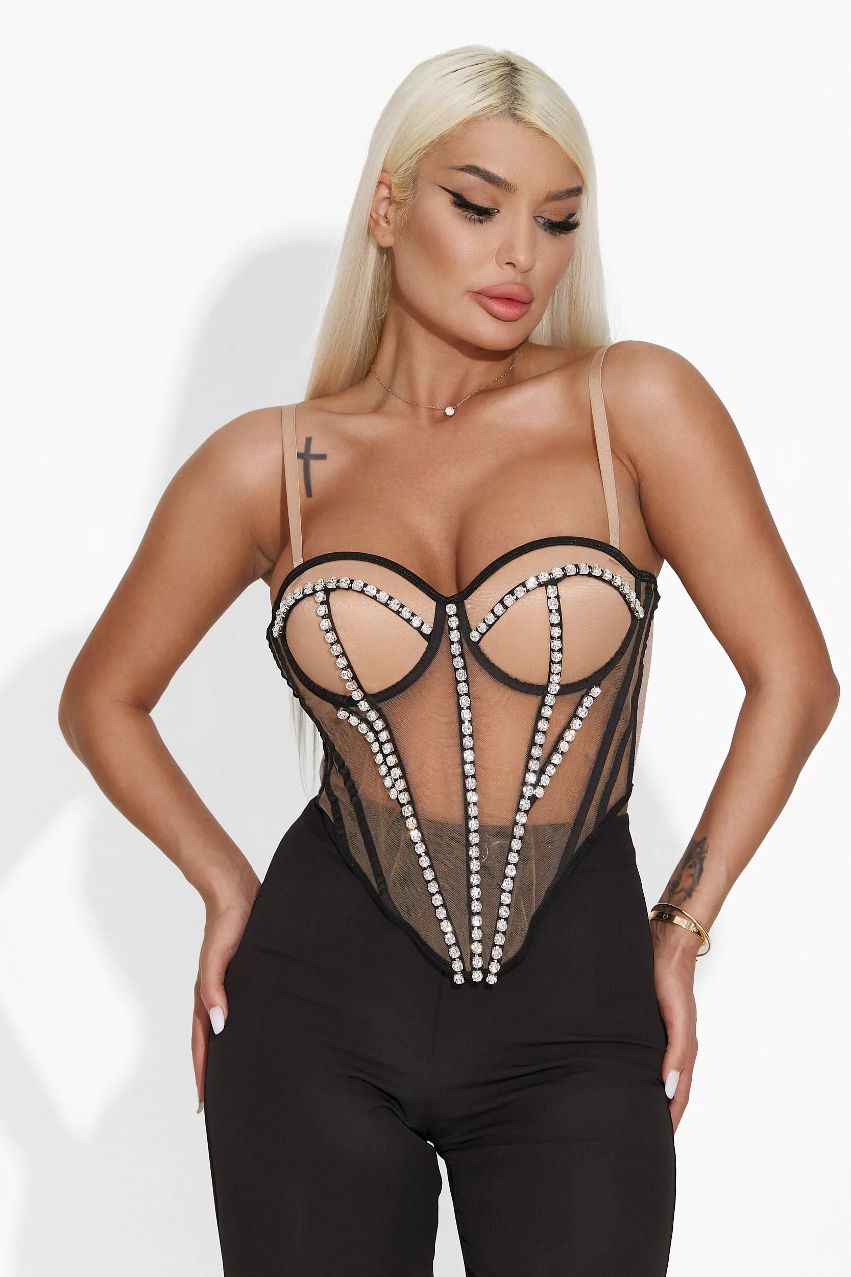 Corset dama elegant bej Hajala Bogas sold by bogas product image thumbnail 4