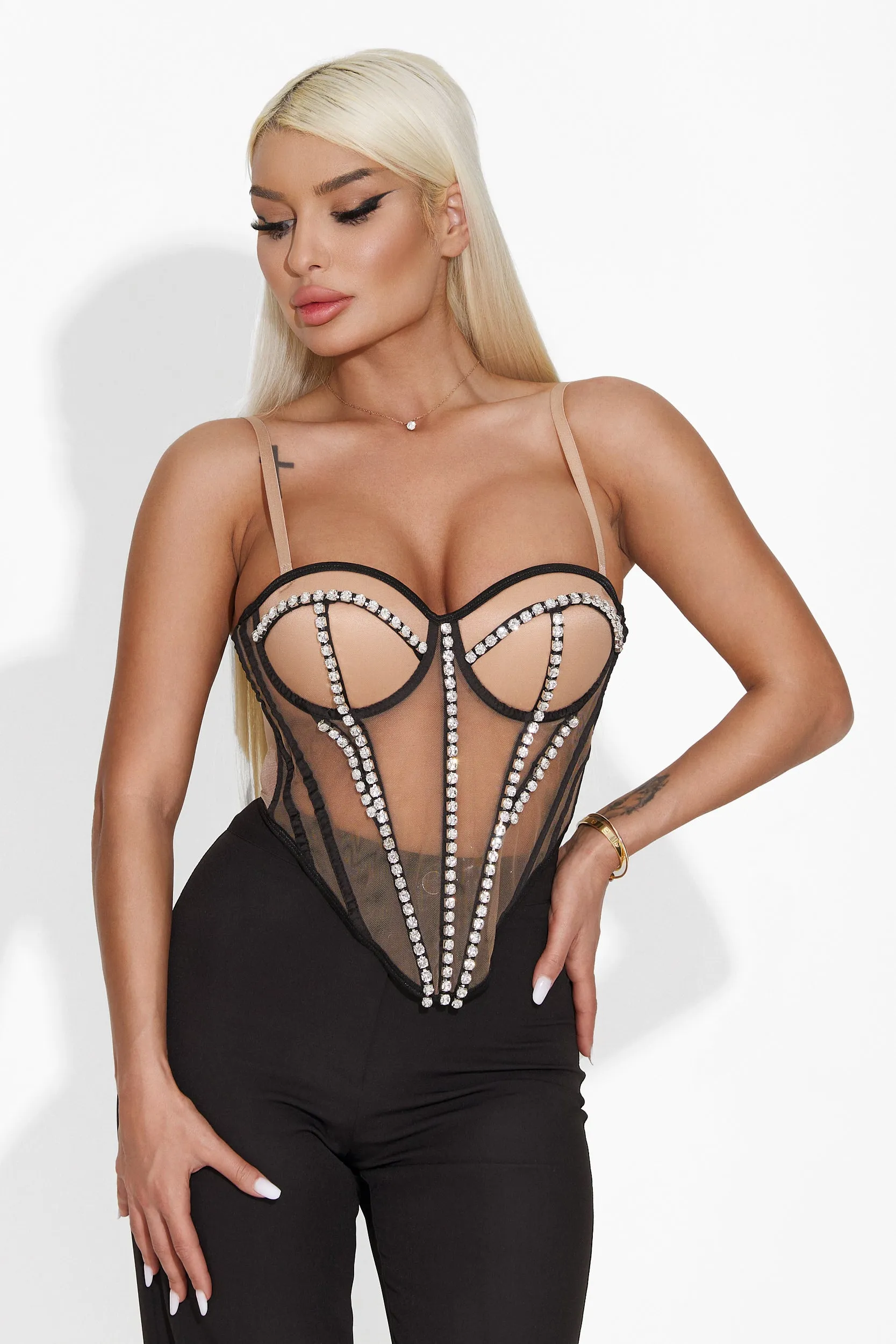 Corset dama elegant bej Hajala Bogas sold by bogas product image thumbnail 5