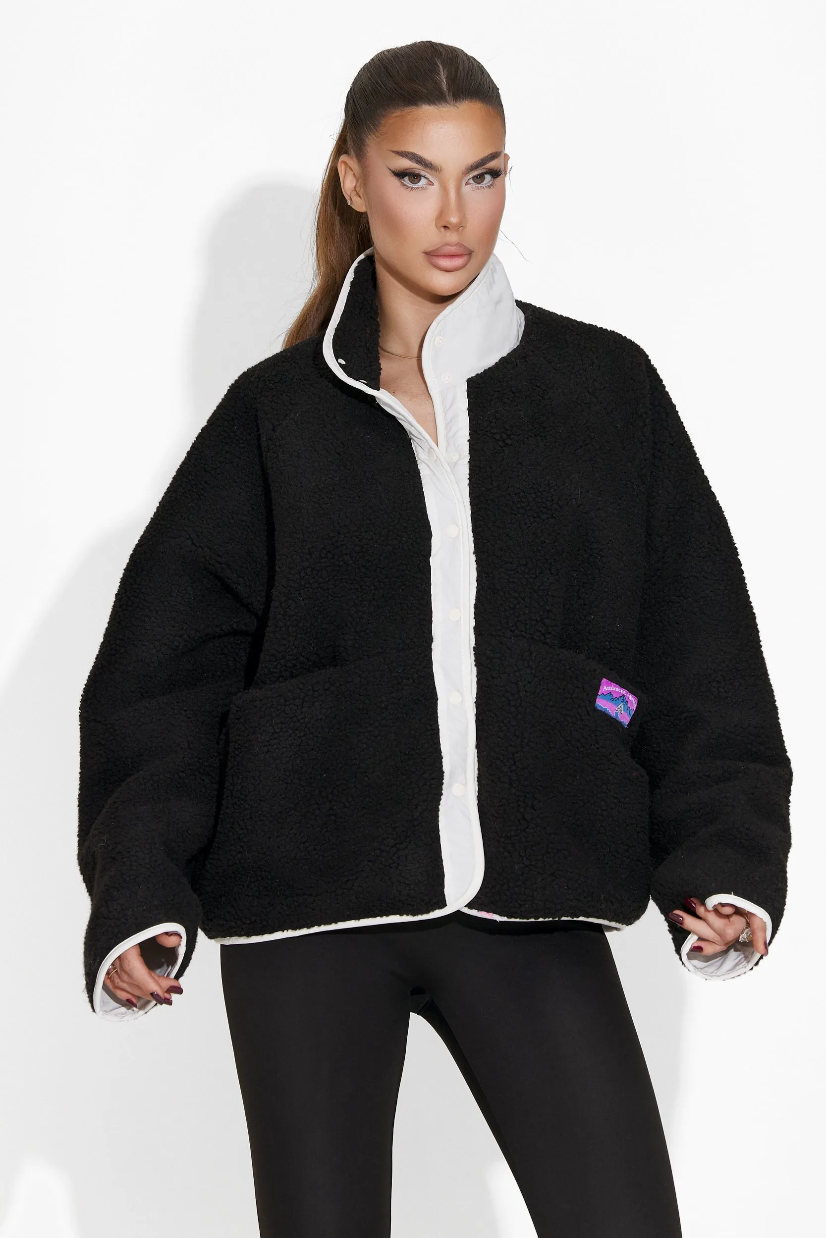 Geaca dama 2 fete neagra Todena Bogas sold by bogas