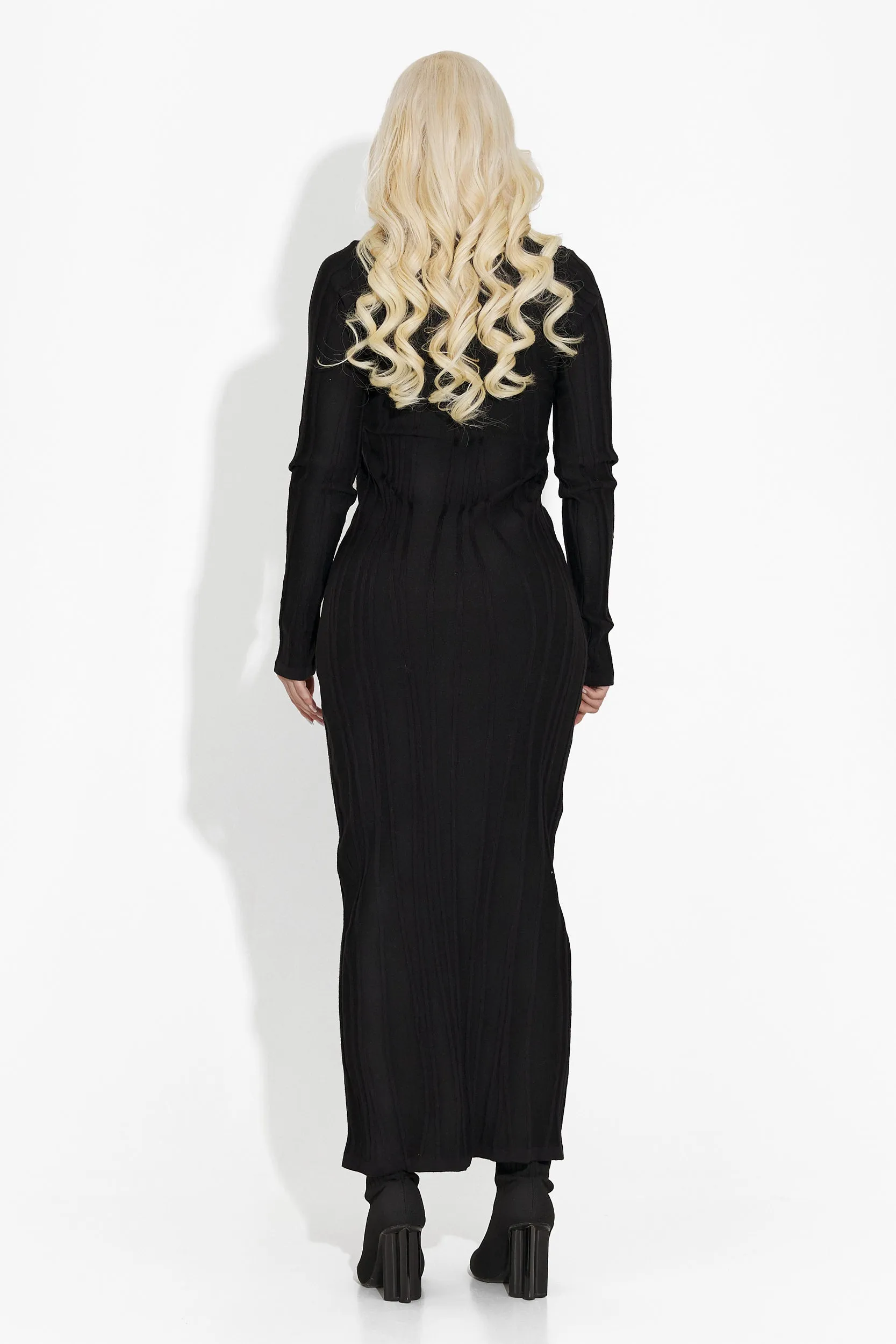 Rochie dama lunga neagra Zarsa Bogas sold by bogas product image thumbnail 2