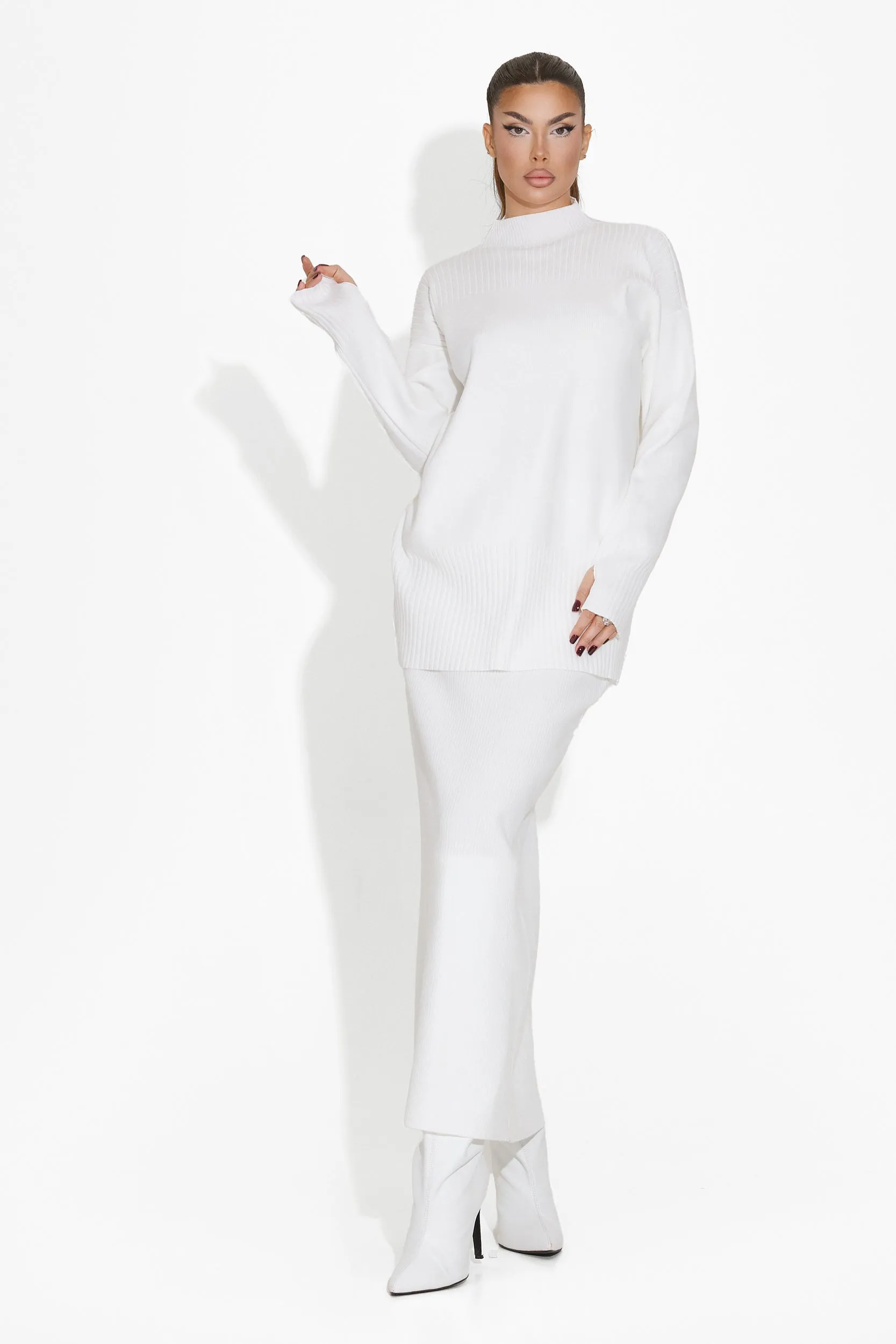 Compleu cu fusta dama alb Zekera Bogas sold by bogas product image thumbnail 4